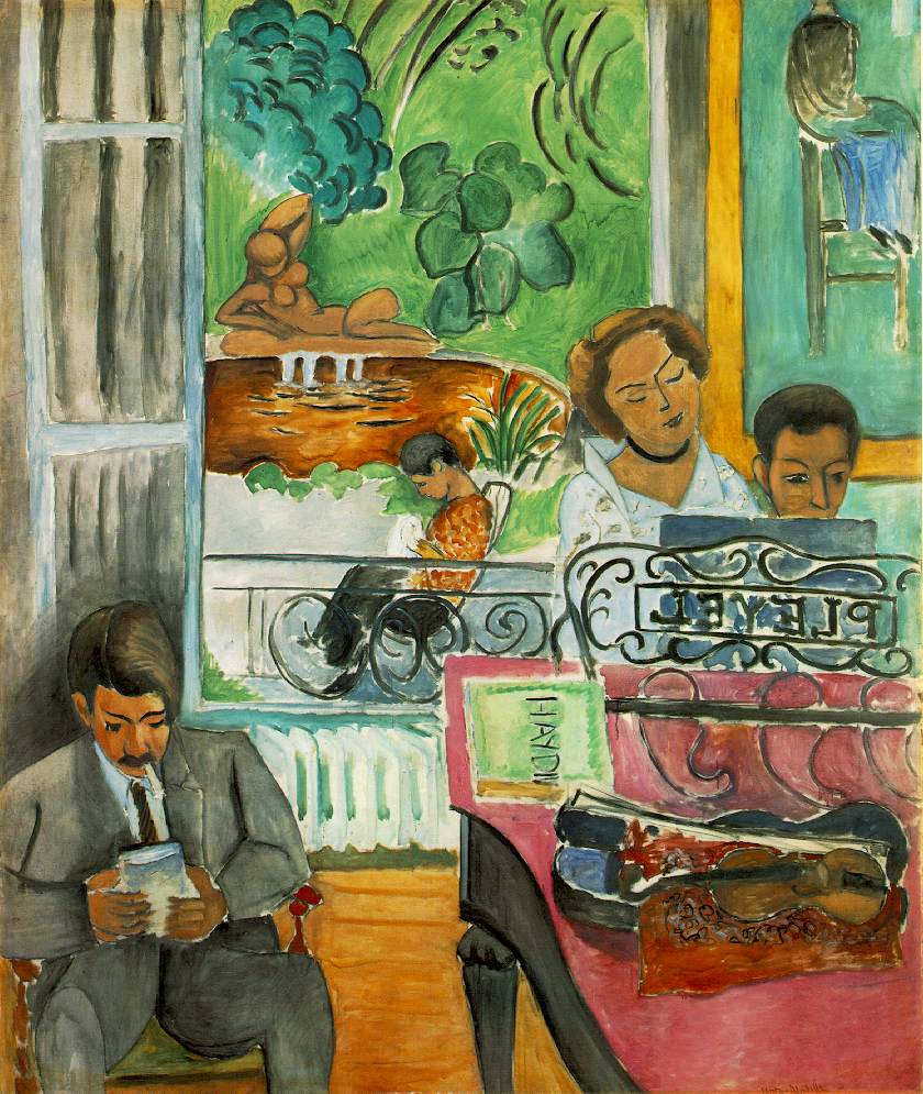 Henri Matisse - Portrait de famille. The Music Lesson 1917